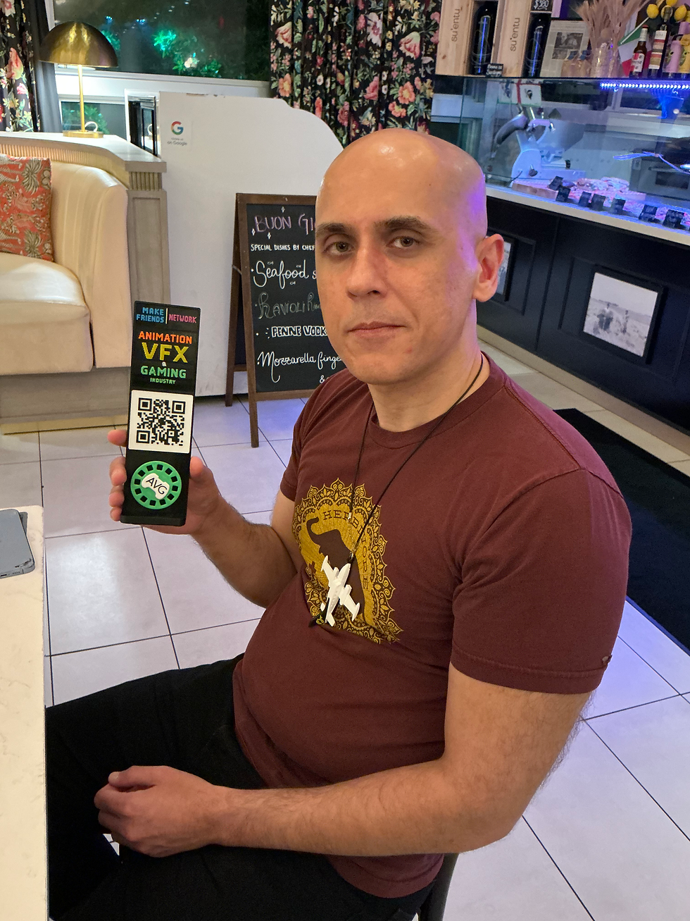 New AVG signage made by Bilal Kahn.