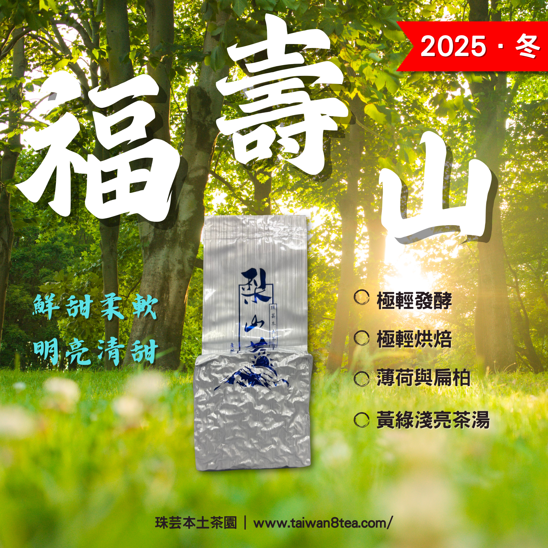 頂級梨山｜上選福壽山『2025冬茶』