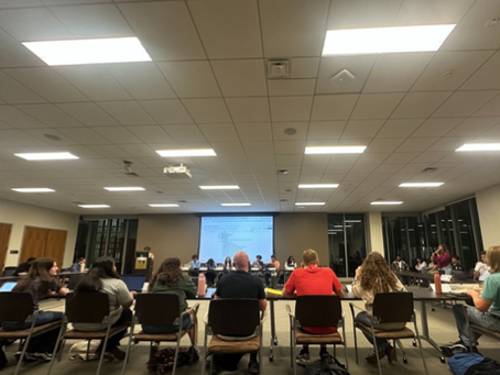 Student Association Senate Convenes Second Meeting