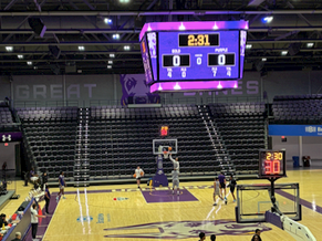 Men’s Basketball Competes in Annual Purple & Gold Scrimmage 