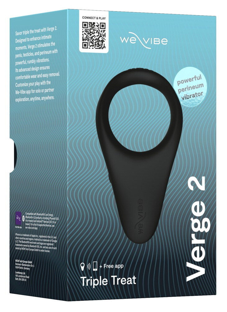 Miniaturbild: Vibro Penisring Verge 2 von We-Vibe. Außenverpackung Frontansicht mit Penisring als Cover