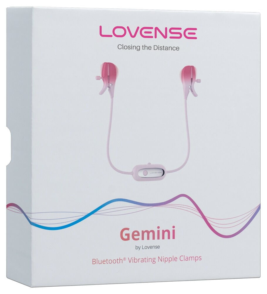 Miniaturbild: Vibrierende Nippelklemmen "Gemini" | Lovense