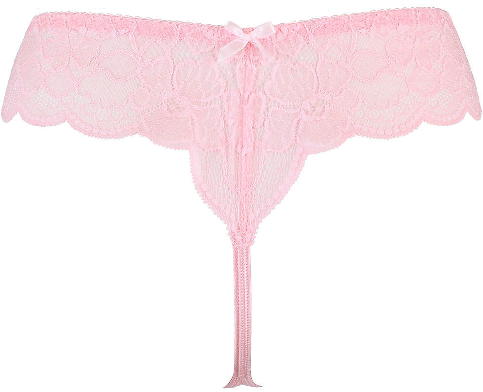 Miniaturbild: String aus rosa Spitze