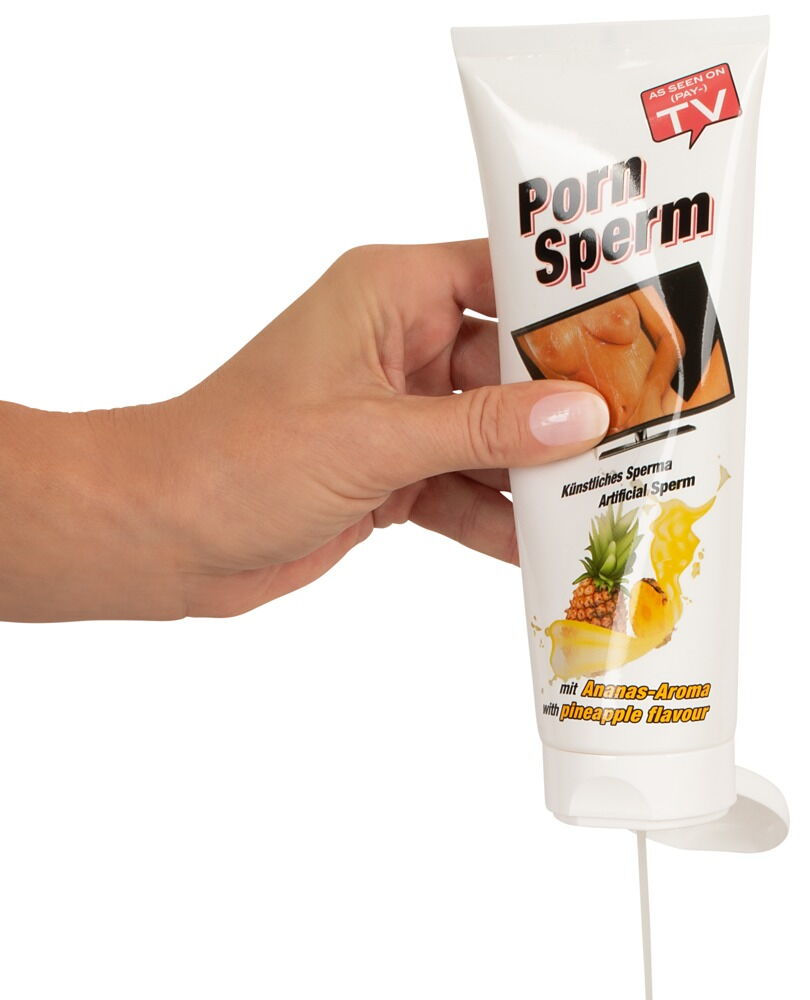 Thumbnail: Künstliches Sperma als Gleitgel - mit Ananas Geschmack 250 ml