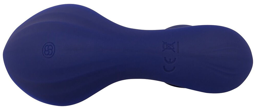 Miniaturbild: Slip-Vibrator kombiniert aus Vibro-Analplug und Auflegevibrator. Ansicht von unten
