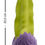 Thumbnail: Fantasy Dildo Passion Plant. Beasty Cocks. Fleischfressender Pflanze nachempfunden. Gelb-Lila. stehend mit Größenangaben