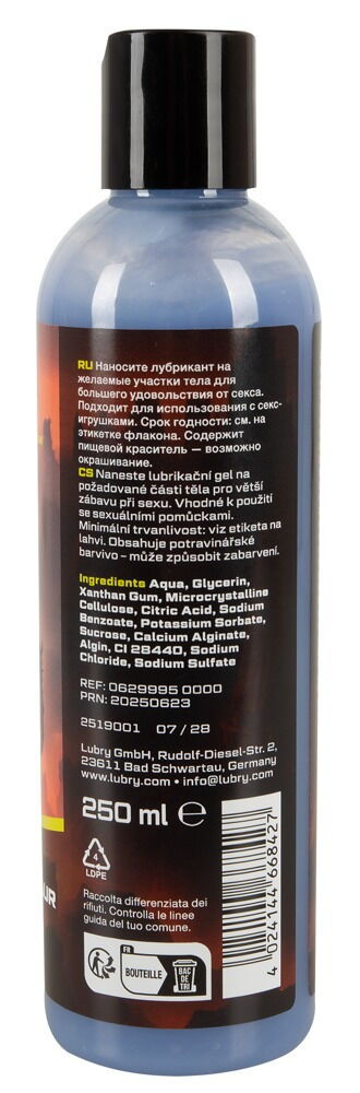 Miniaturbild: Dickflüssiges Fantasy Gleitgel 250 ml Beasty Sperm Mighty Minotaur Seitenansicht Inhaltsstoffe