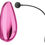 Miniaturbild: Pink Metallic Special Edition Womanizer Liberty 2 Iggy Azalea; liegend mit Ladekabel daneben