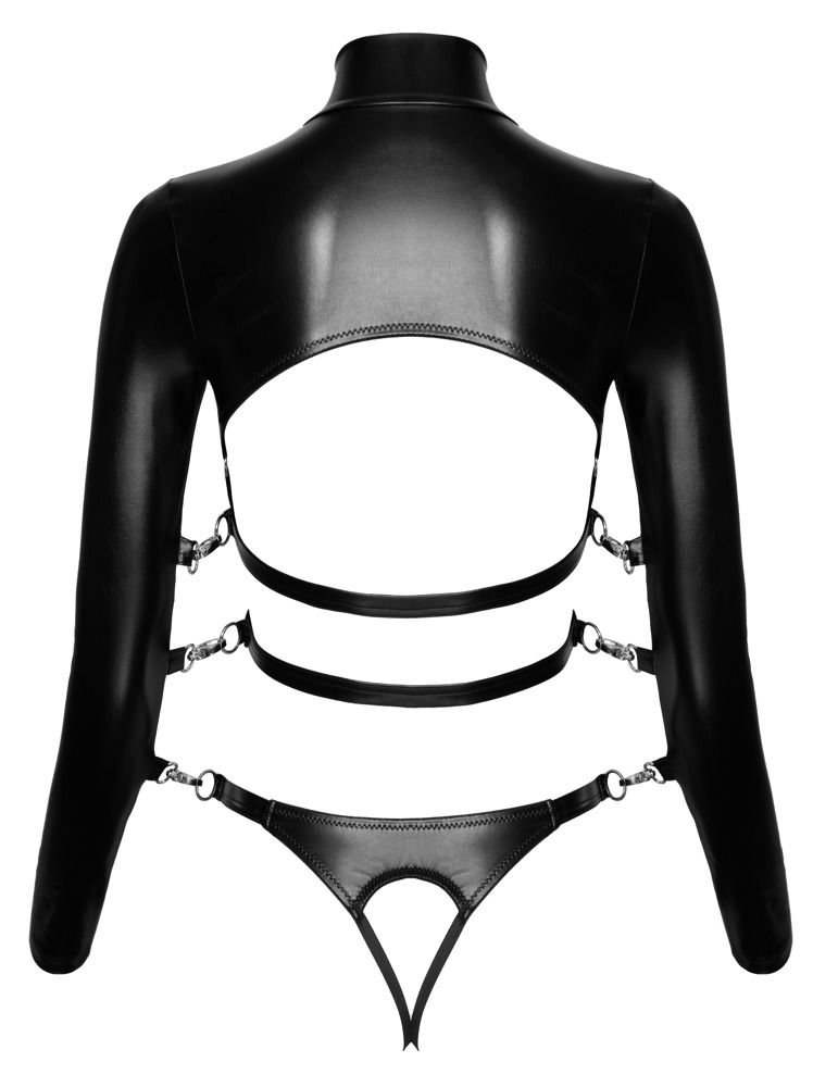 Thumbnail: Busenfreies Shirt & Ouvert-String im Set