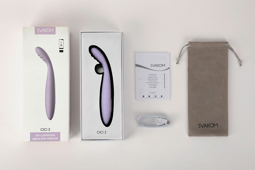 Miniaturbild: fernsteuerbarer G-Punkt-Vibrator mit Wärmefunktion. gebogener Vibro-Massagekopf für vaginale G-Zone. Verpackungsinhalt