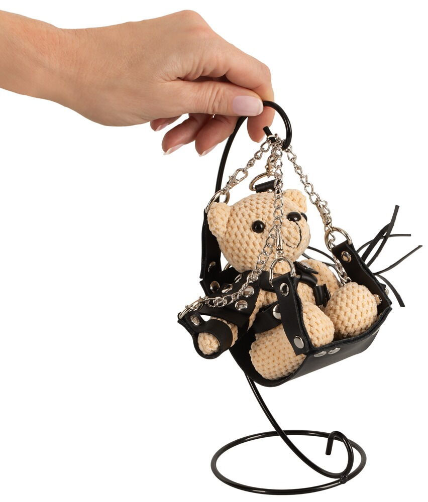 Miniaturbild: SM Teddy in Liebesschaukel - inkl Harness und Peitsche | Bad Kitty