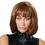 Miniaturbild: Braune Kunsthaarperücke