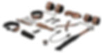 13 teiliges Bondage Set im Leoparden Look. verschiedene Fesseln, Paddle, Flogger, Nippelklemmen, Gagball, Augenbinde und mehr