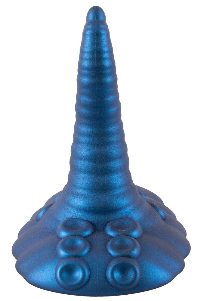 Miniaturbild: Fantasy Aufsitzvibrator Tentacle Pad von Beasty Cocks. Blau in Tentakel Design. Rückansicht