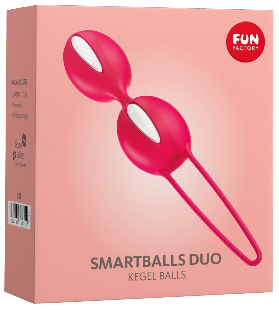 Thumbnail: Frontansicht der Verpackung, rote Liebeskugeln für Fortgeschrittene Smart Balls Duo Fun Factory