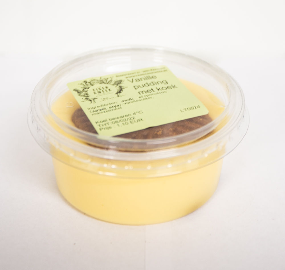 Vanillepudding met koek 160g