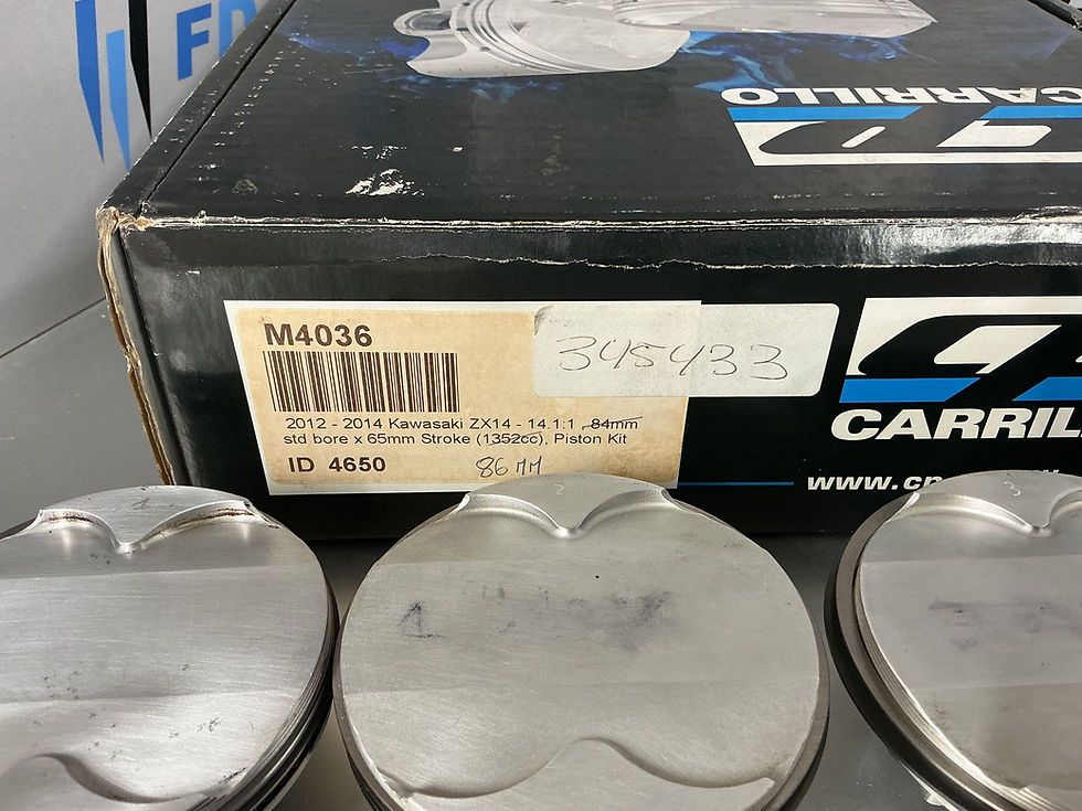 Miniature : PISTONS FORGÉ CP CARRILLO KAWASAKI ZX14R 86mm 2012-2018 M4037