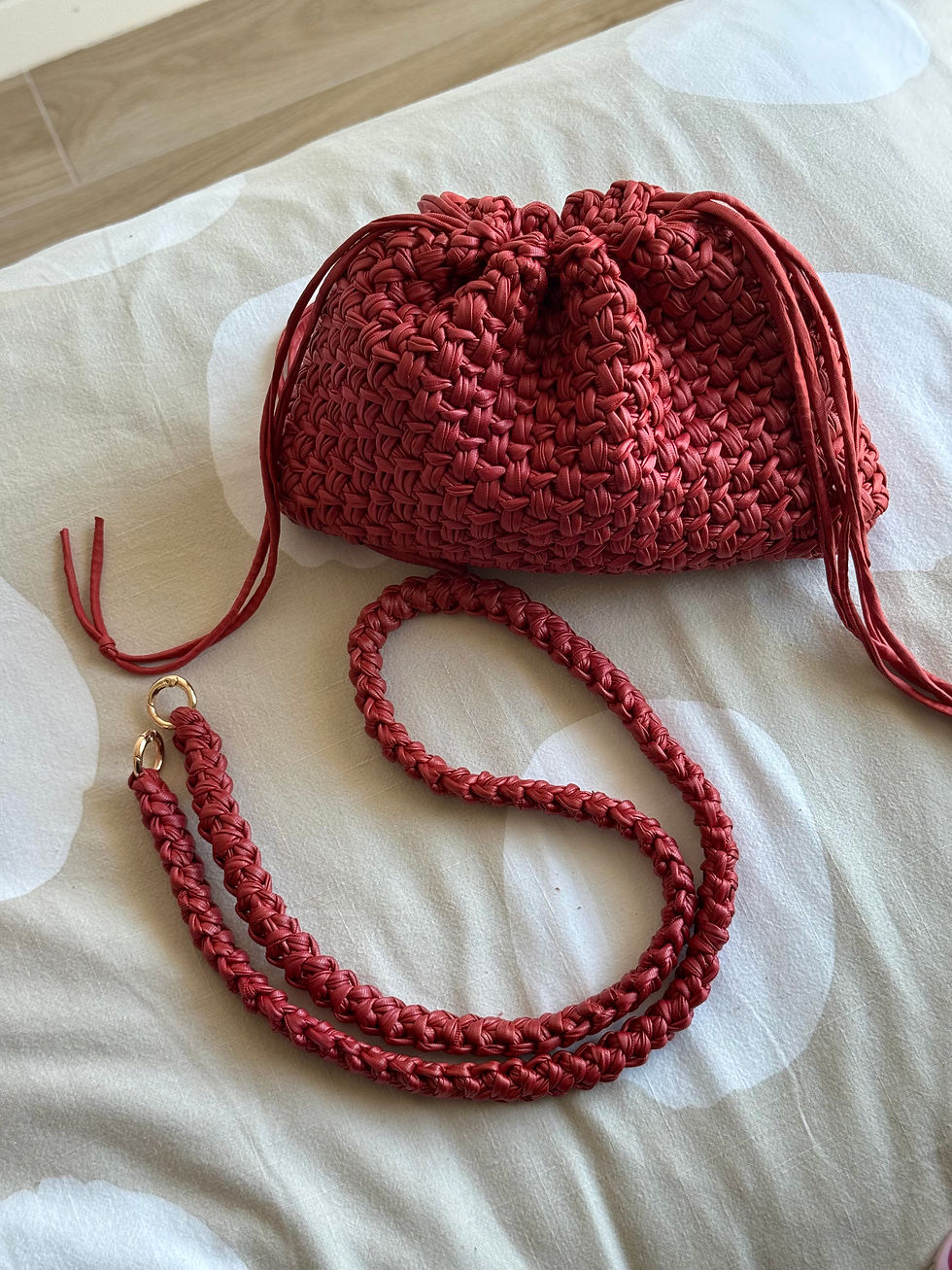 Miniatura: Pouch rosso ciliegia