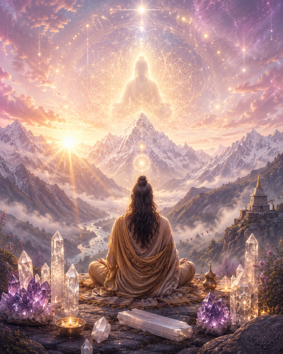 Echoes Across TImeThroughout history, individuals devoted to prayer, meditation and self-realisation have described moments of profound inner light, deep peace and an overwhelming sense of connection with all life.