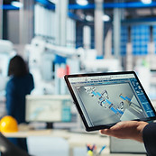 close-up-expert-using-tablet-inspect-solar-plant-machinery.