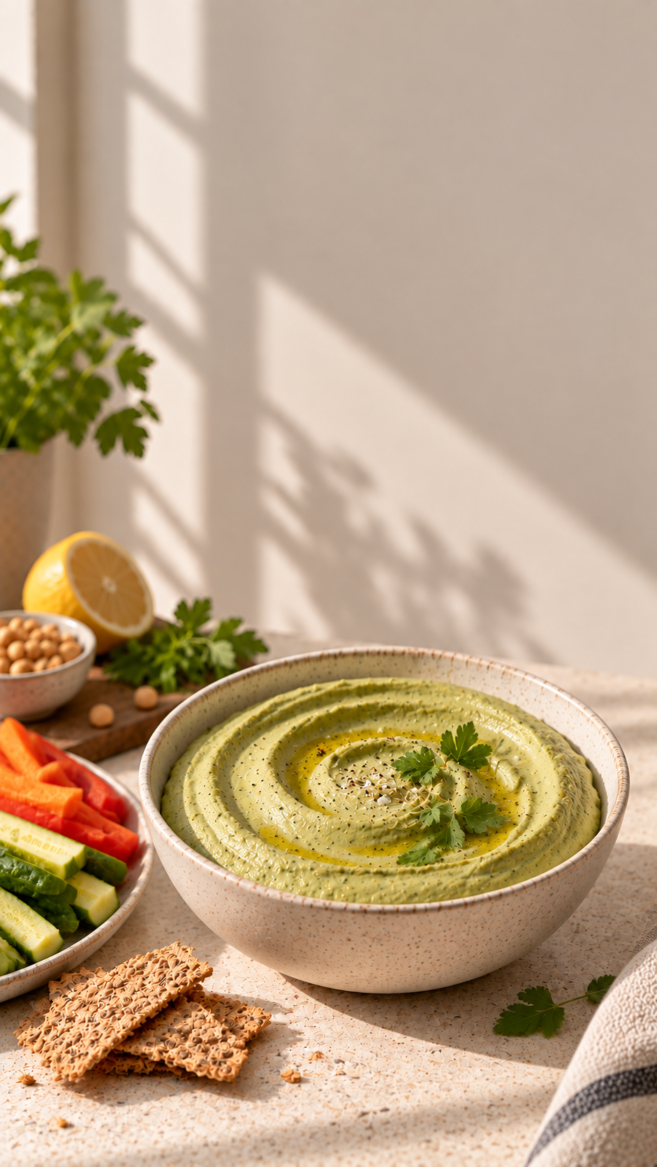 Green Herb Hummus