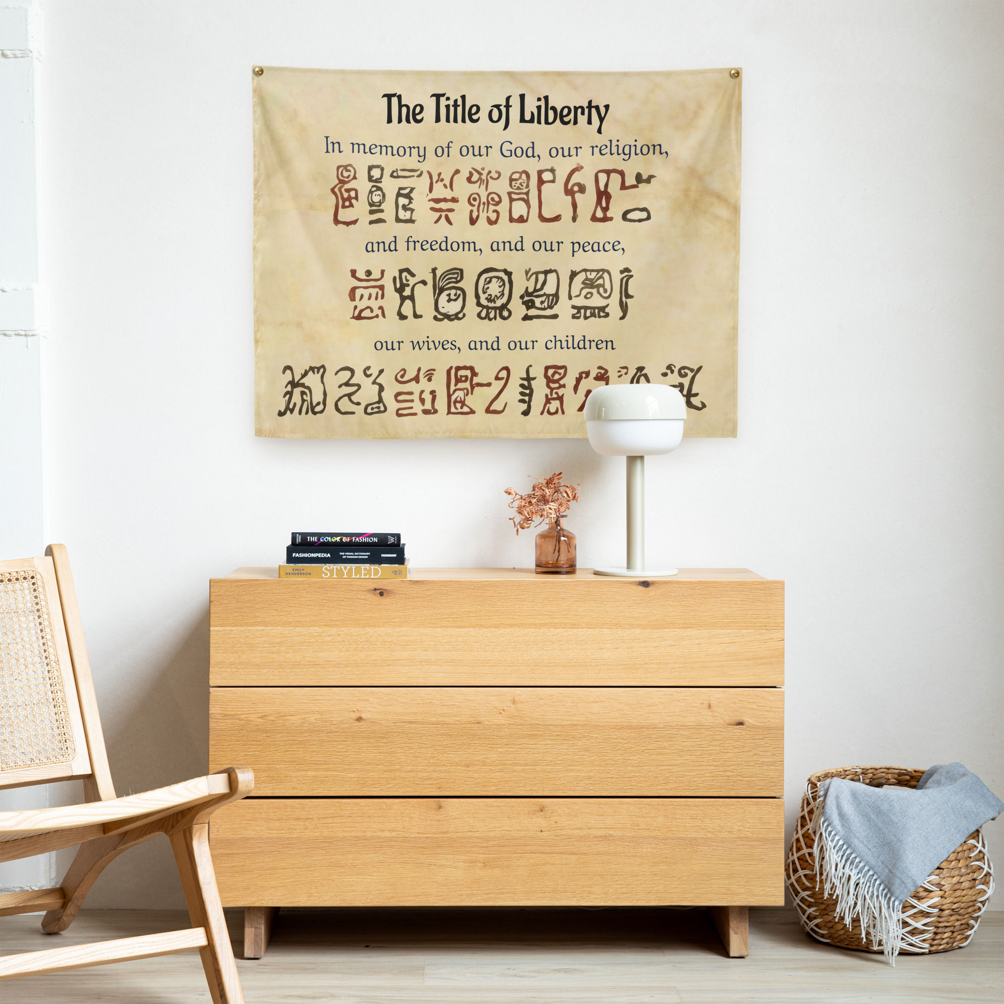 Title of Liberty banner