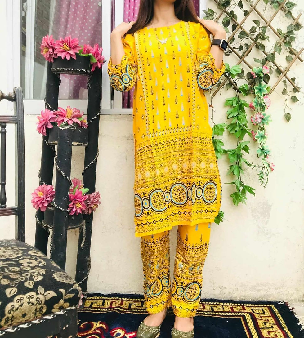 Thumbnail: 3D Brand Design2 Pies Block Print  2PC SUITS M n L 1159