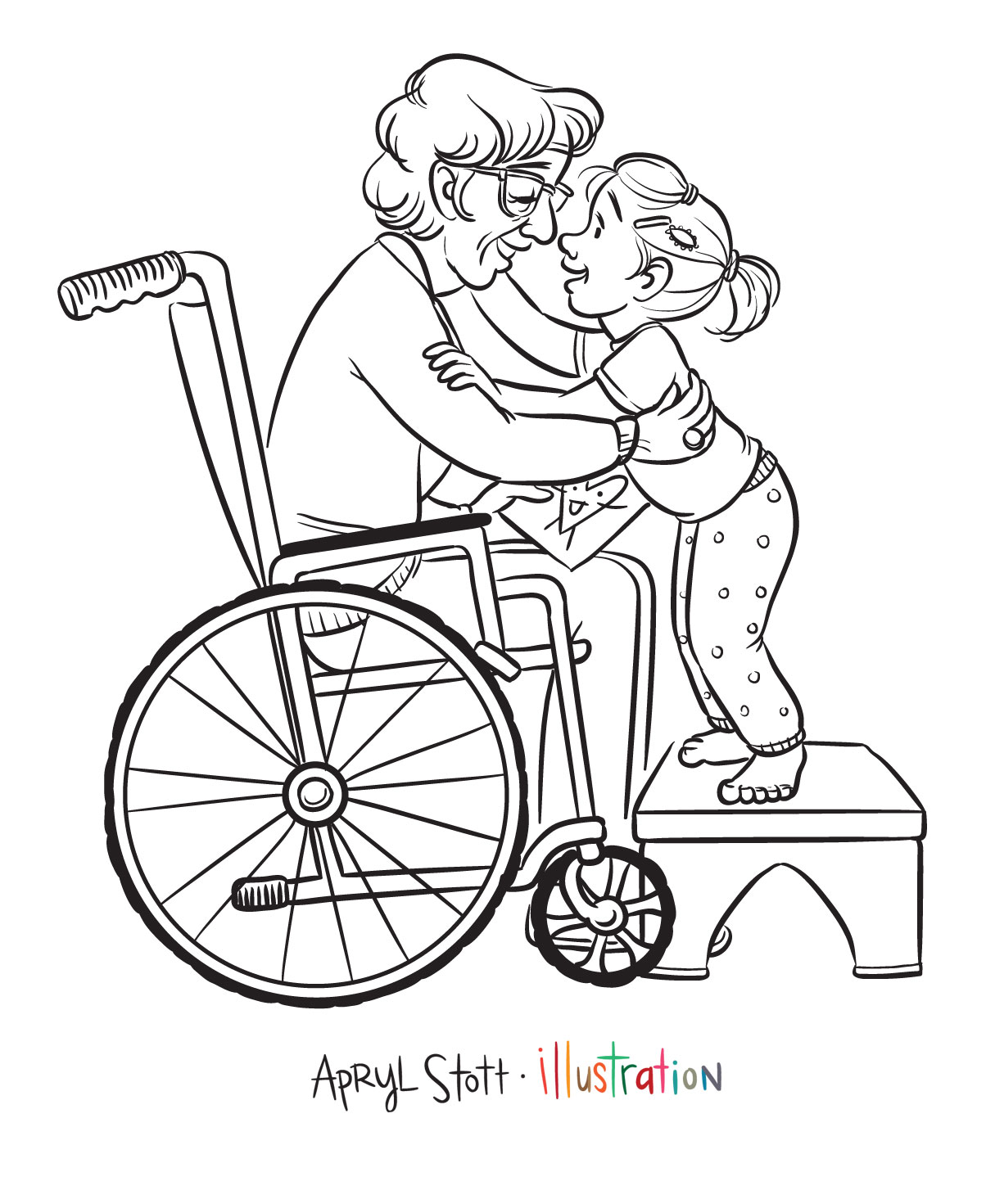ColoringPageFriendMagazineAprylStott