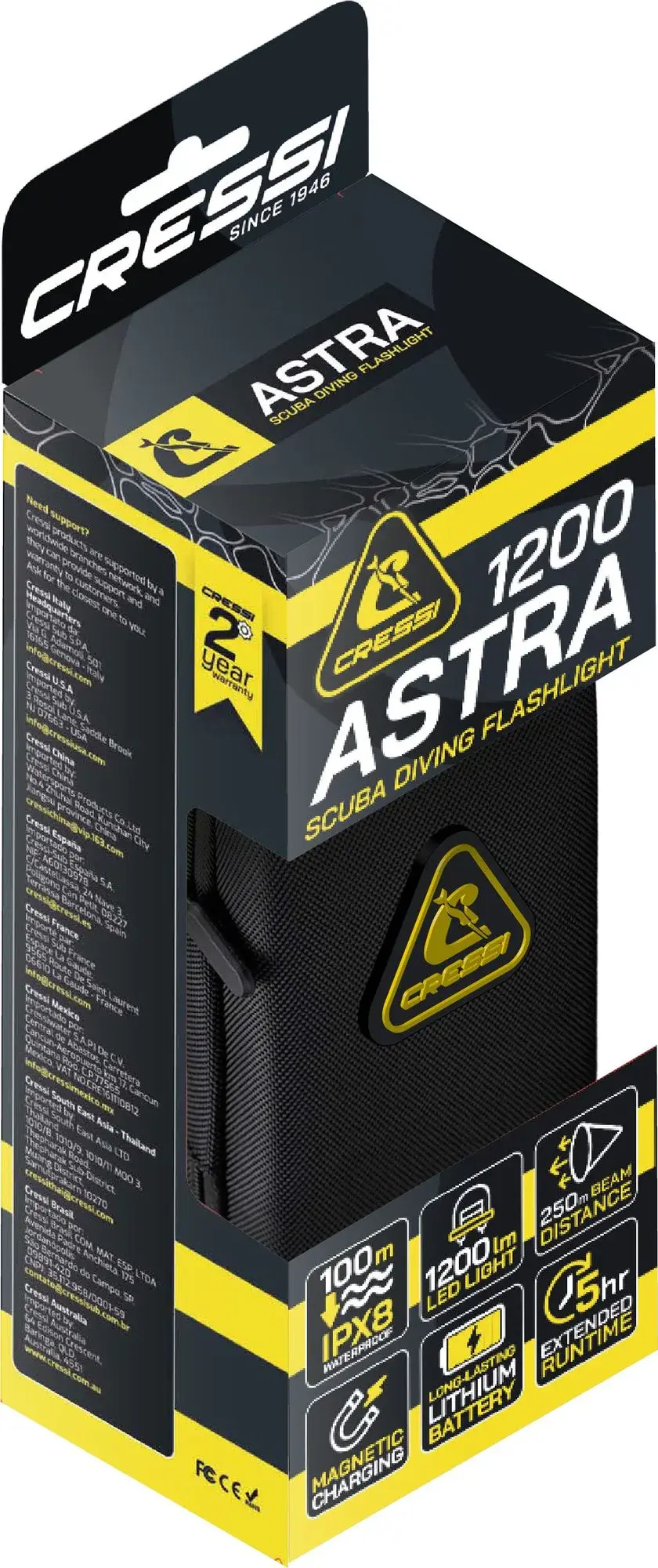 Miniaturbild: Cressi Sub Astra 1200 LED Tauchlampe