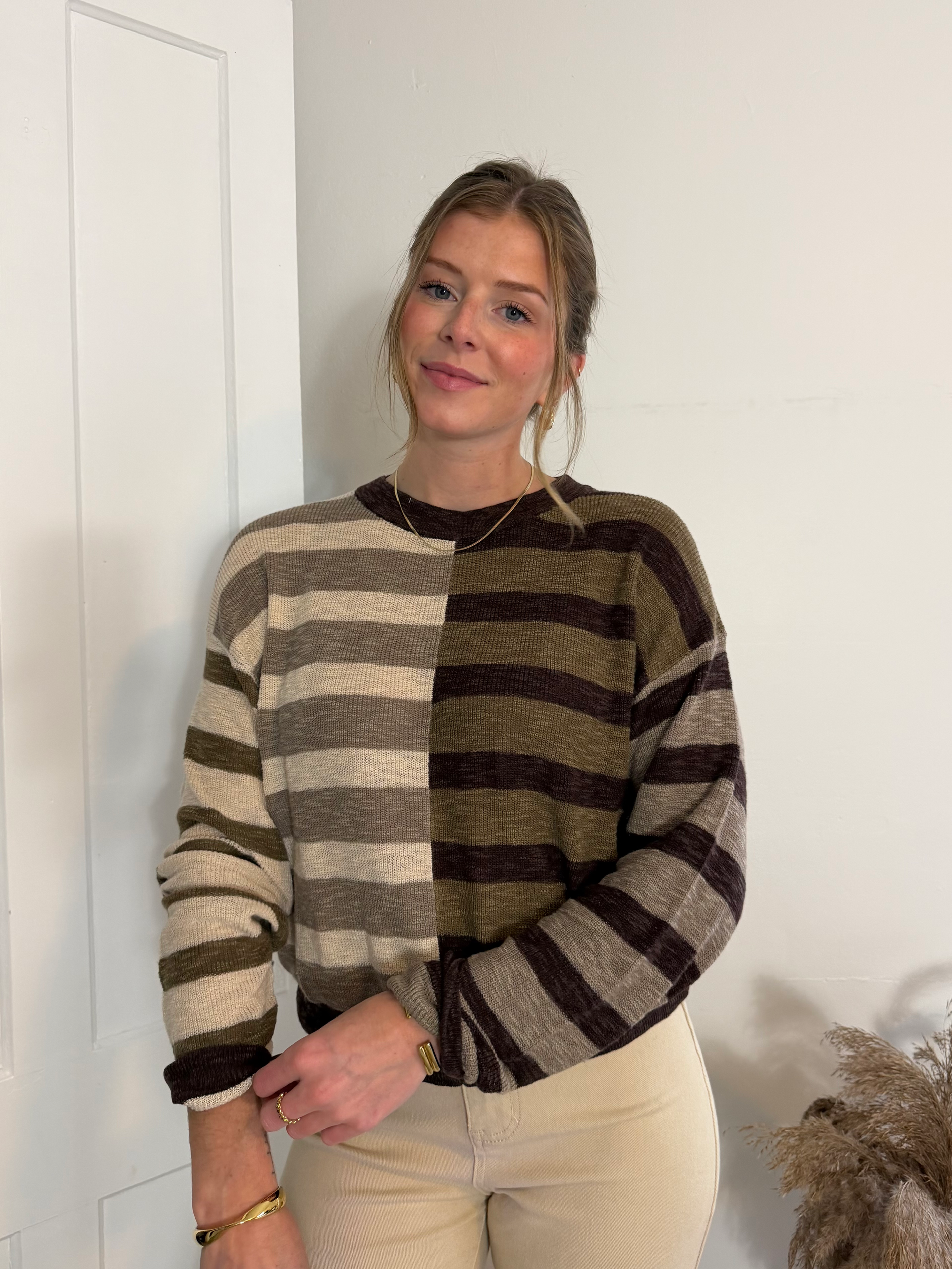 Elysia Stripe Sweater
