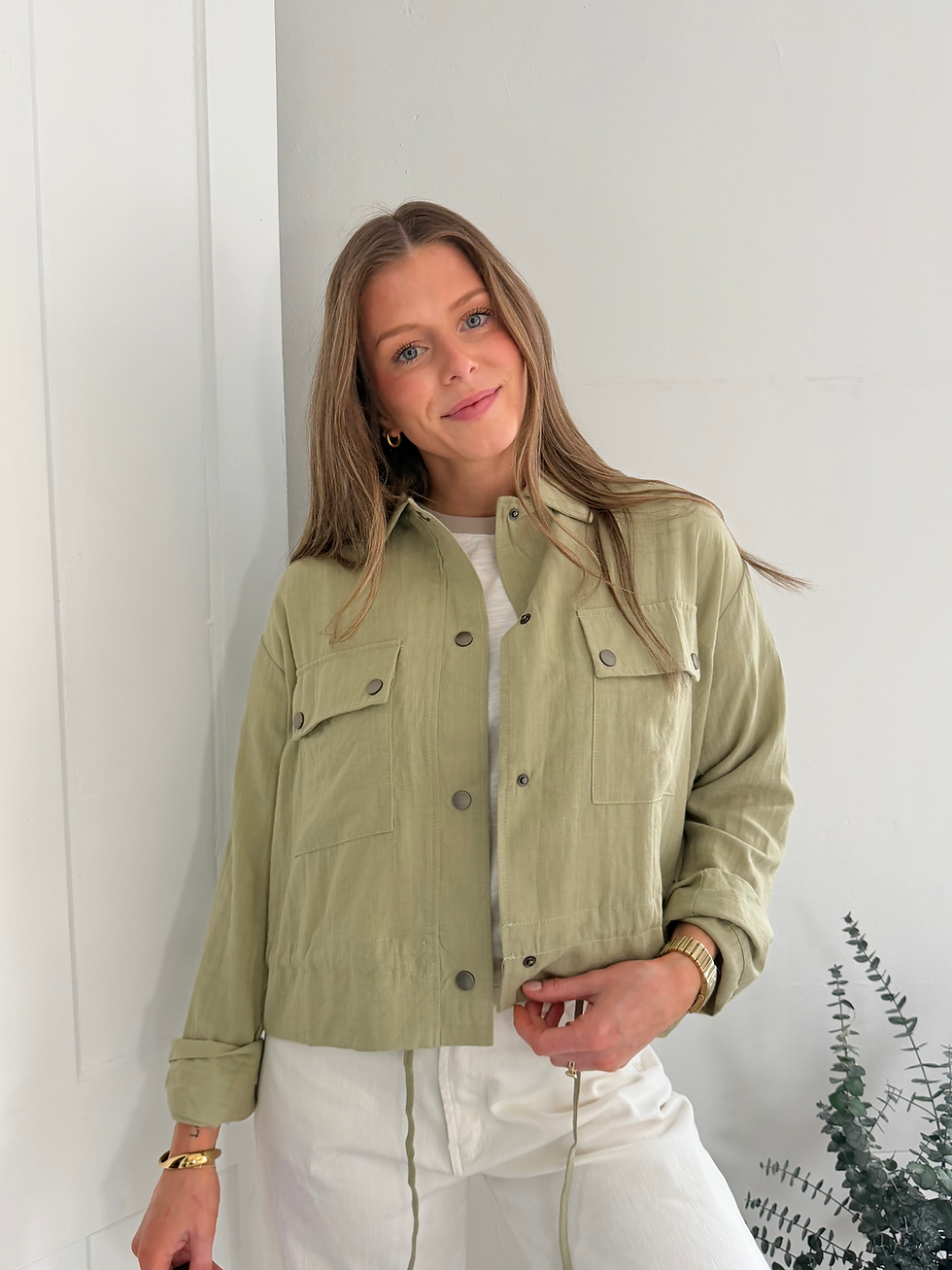 Thumbnail: Drawstring Waist Jacket