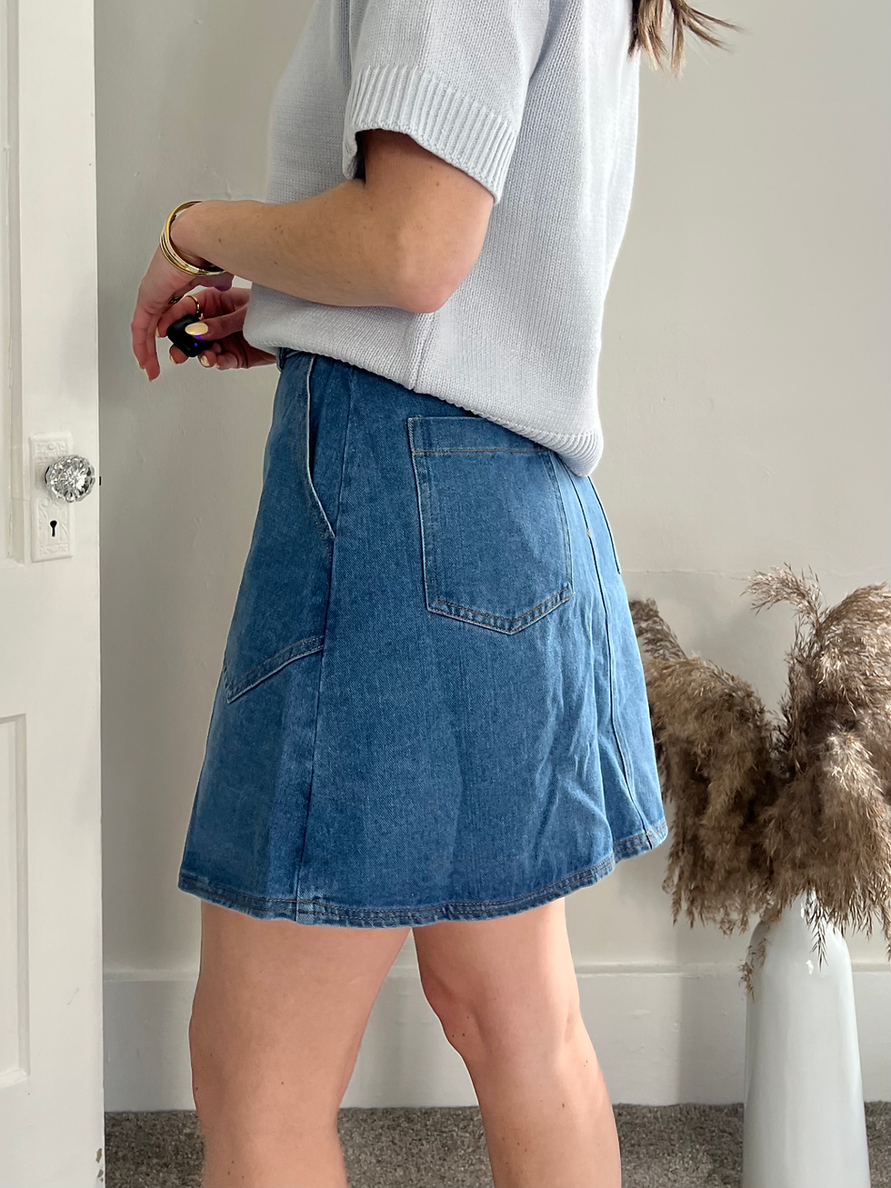 Thumbnail: Jensa Denim Skirt