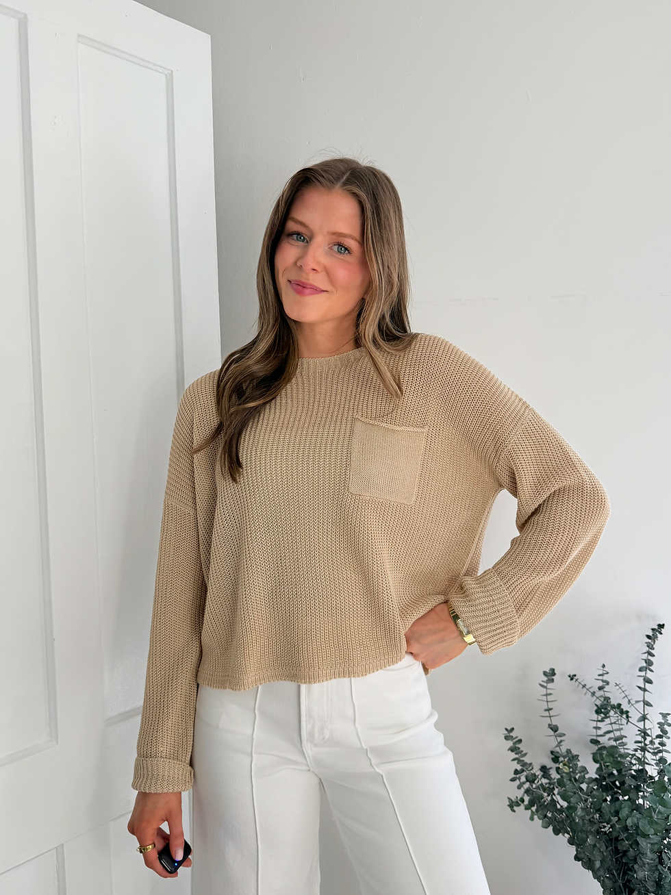 Thumbnail: Purla Pocket Sweater