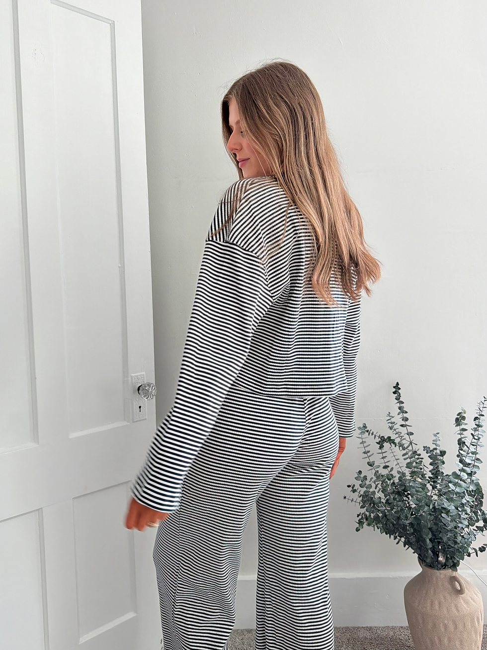 Thumbnail: Stripe Knit Set Top