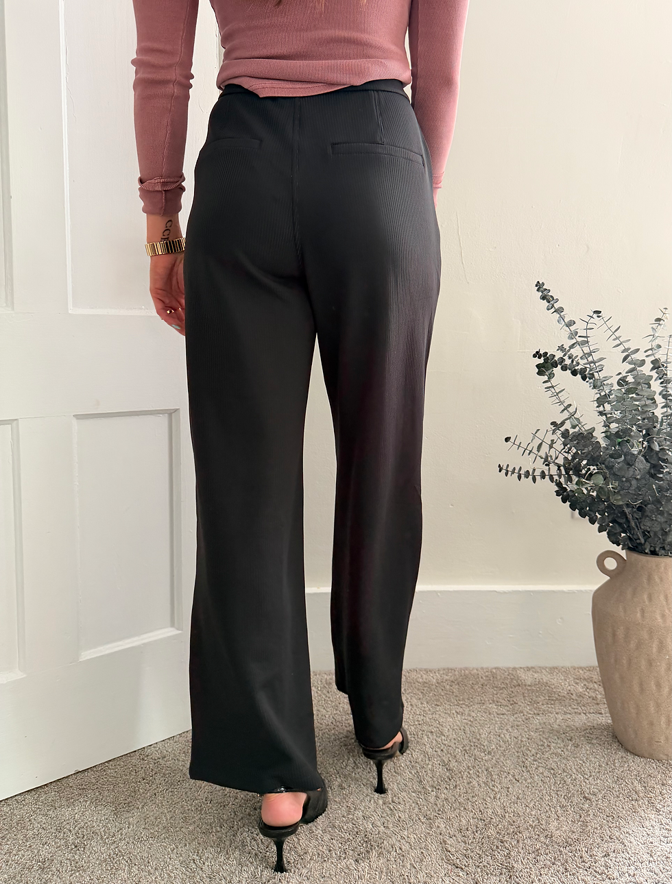 Thumbnail: Stretch Ribbed Trouser