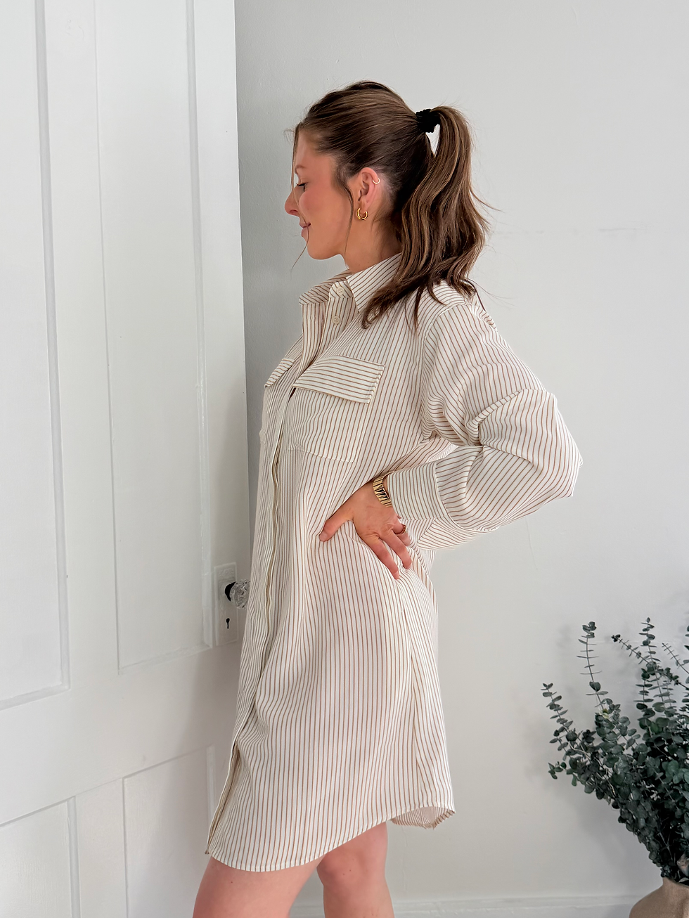 Thumbnail: Striped Shirt Dress