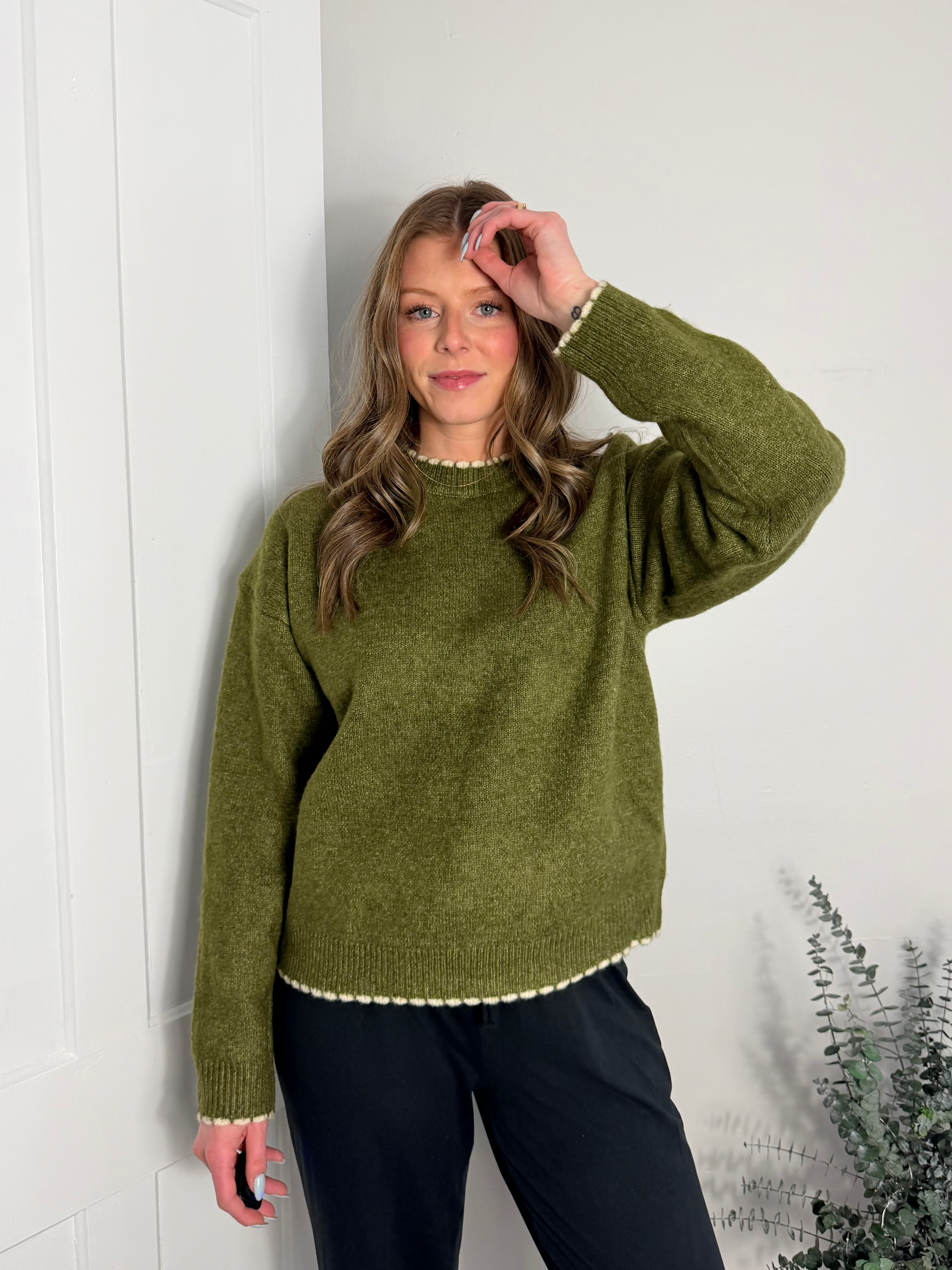 Scallop Edge Sweater