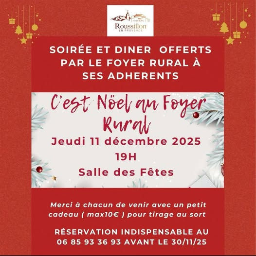 Repas de Noël -- ROUSSILLON