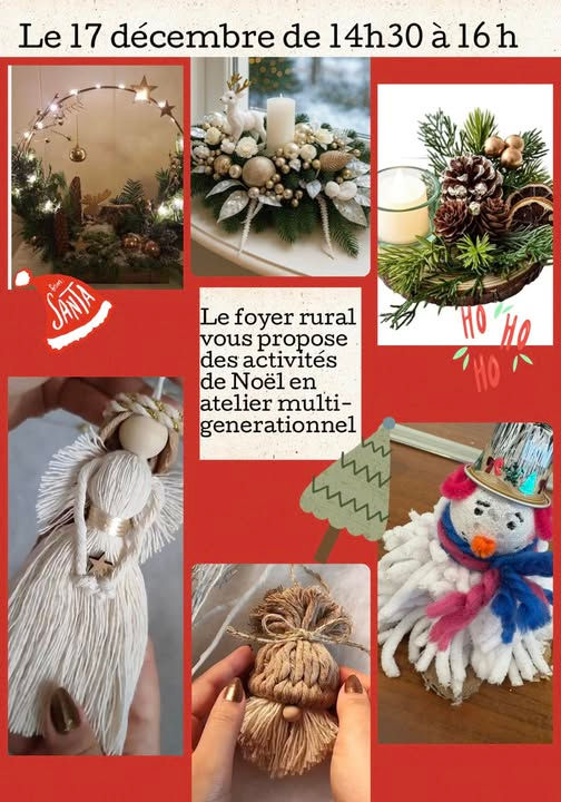 Après-midi créative de Noël à Mormoiron✨