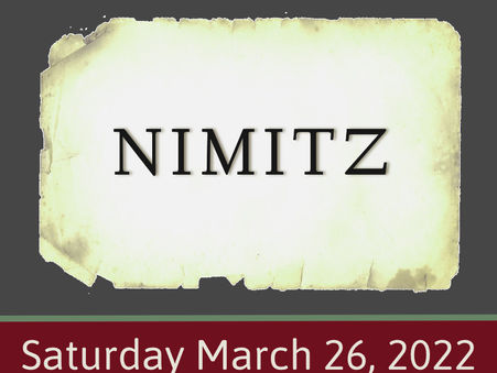 Parchment with NIMITZ written in all caps