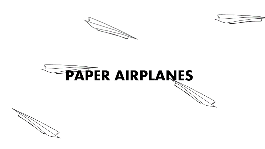Paper airplanes .gif