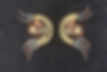 Cockerel ear studs
