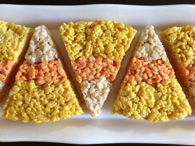 Candy Corn Rice Krispies