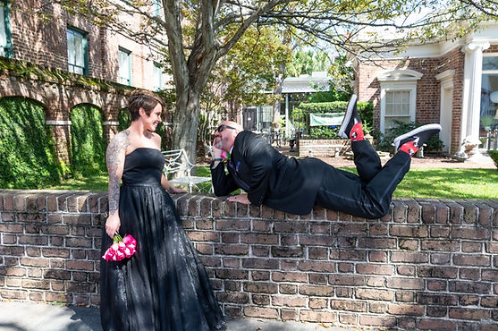 funny wedding photo charleston