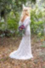 Bridal pose at Charles Towne Landing