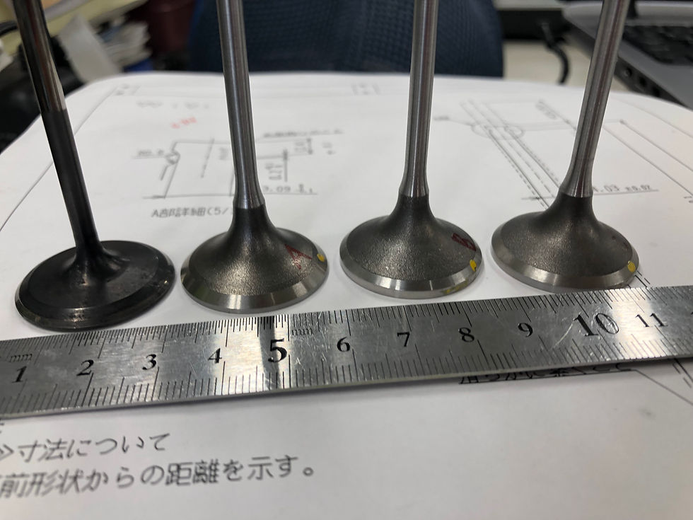 エンジンバルブ ワンオフ オーダー製作 ビックバルブ カスタマイズ 