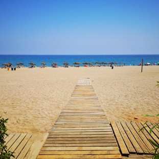 mojacar playa vlakbij onze B&B in Andalusië