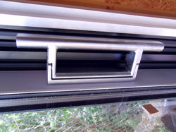 poignée inox fenêtre