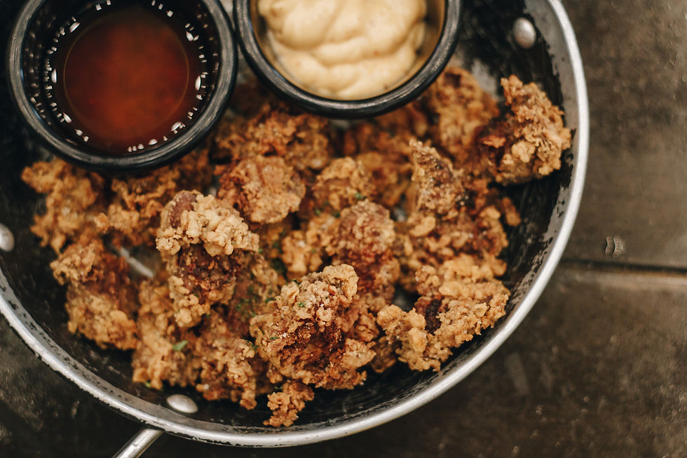 It's crunchy as it looks. You may want to order a cup of rice or save it later while having your ice cold beer.