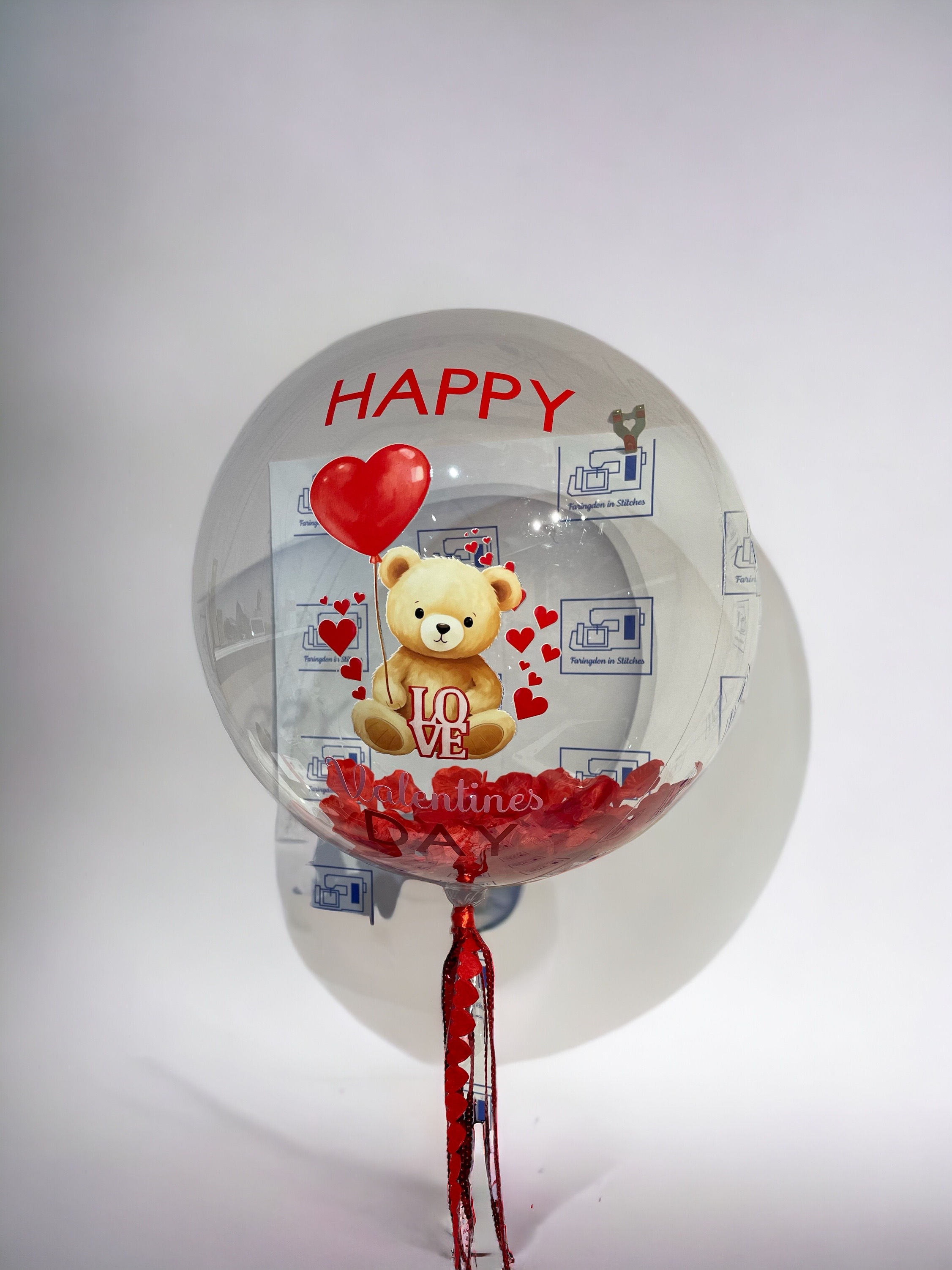 Valentines Rose Petal Balloon